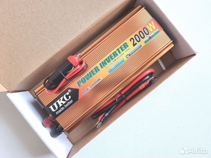 Автомобильный инвертор с 12V на 220V чистый синус