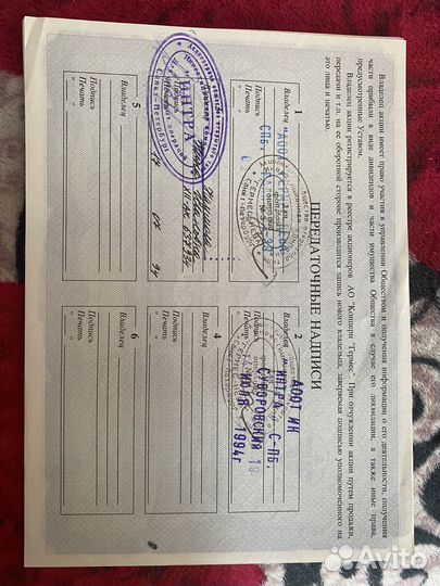 Продам акции