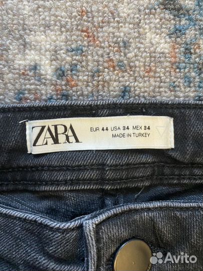 Джинсы zara мужские 34