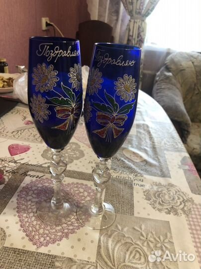 Бокалы на торжество, свадьба, юбилей