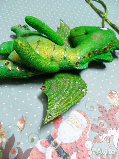 Дракошка,игрушка на елку.Сувенир,символ 2024 года