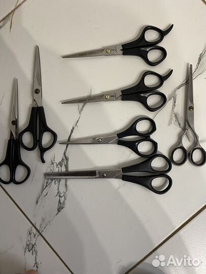Ножницы для стрижки волос, филировочные бритвы