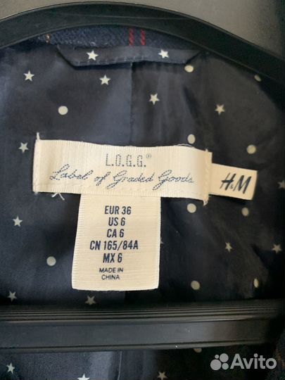 Пиджаки H&M, S (36-38)