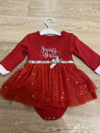 Платье боди новогоднее