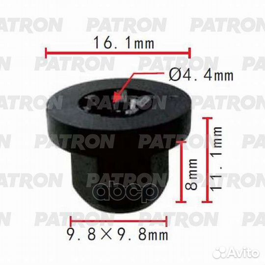 Гайка пластмассовая Audi, BMW, Mercedes, Seat