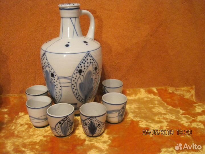 Графинчики СССР Гжель, пфз, сахарницы фарфор