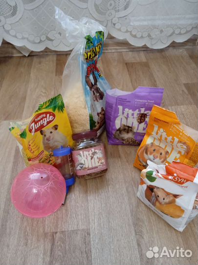 Шар, корм для хомячка Джунгарика