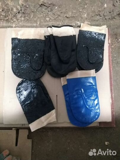 Рукавицы рабочие х/б прорезиненные