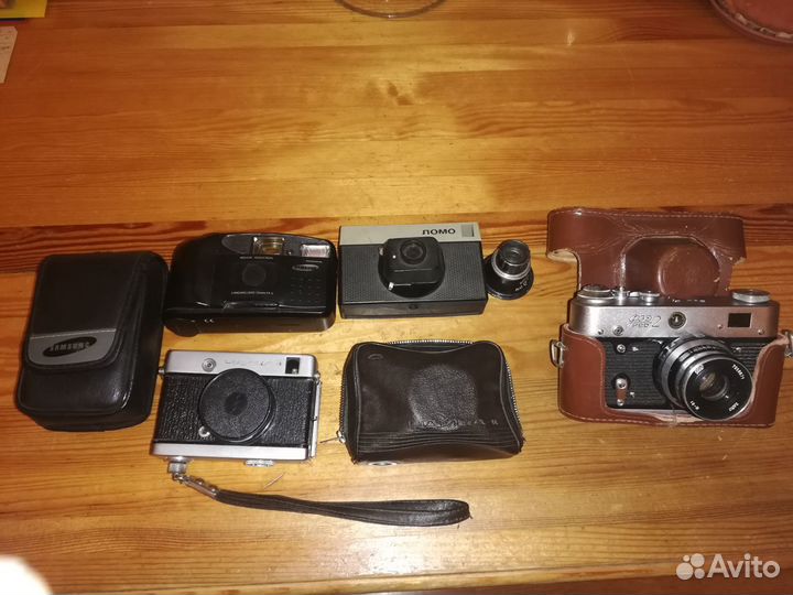 Фотоаппараты пленочные СССР фэд - 2л и др
