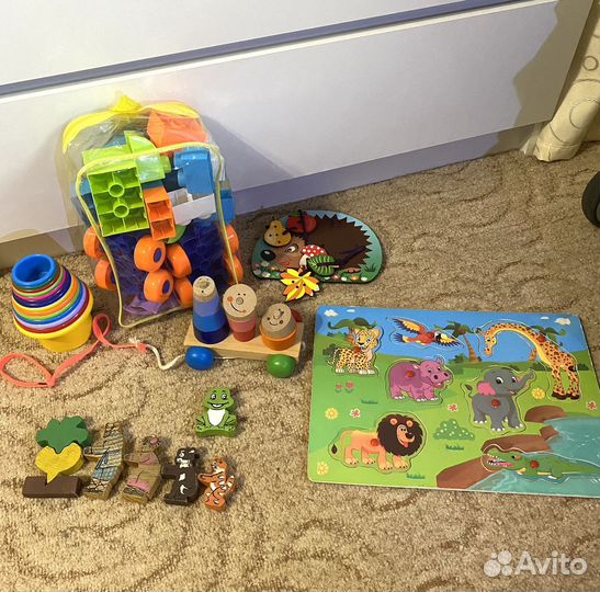 Развивающие деревянные игрушки