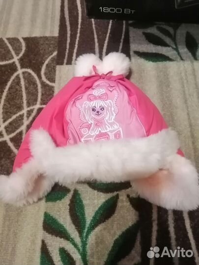 Шапка зимняя для девочки 50 52