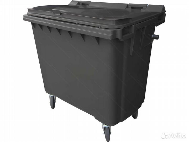 Мусорный пластиковый бак 770л П-3199