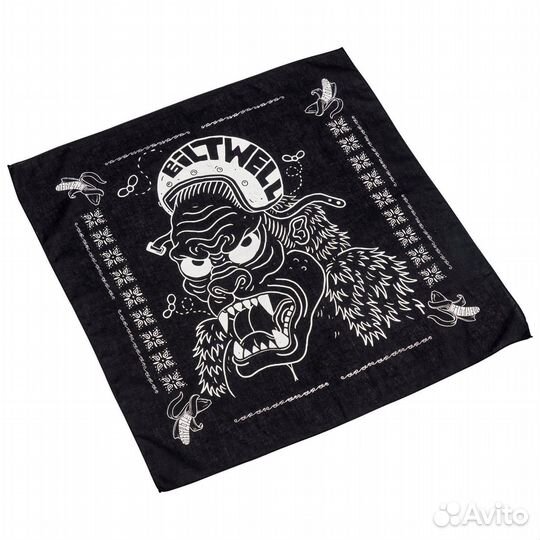 Бандана Biltwell Ape Black/White