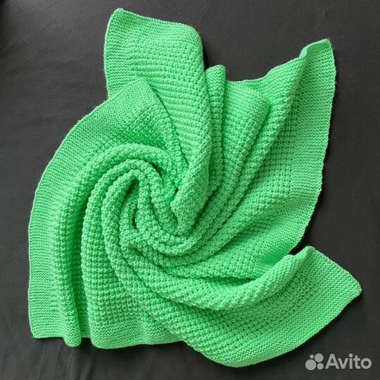 Плед детский вязаный