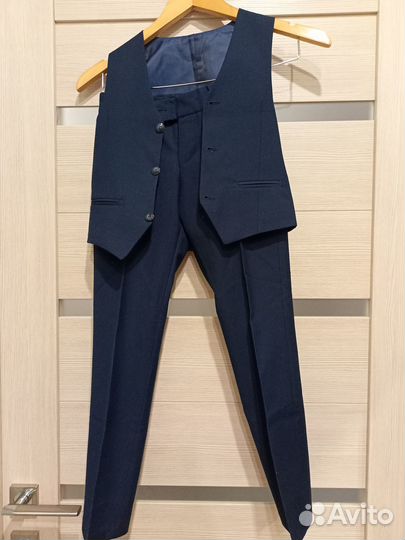 Школьный костюм для мальчика 116 122 синий