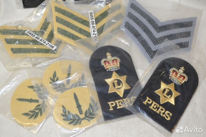 Нашивки и погоны армии Британии