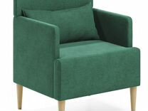 Кресло в гостиную / Зеленое кресло / Микровелюр