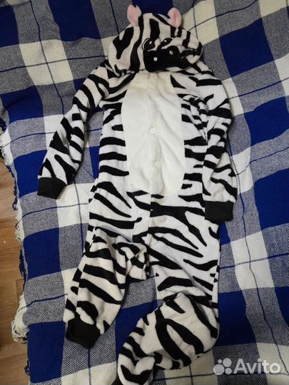 Новогодний костюм зебры