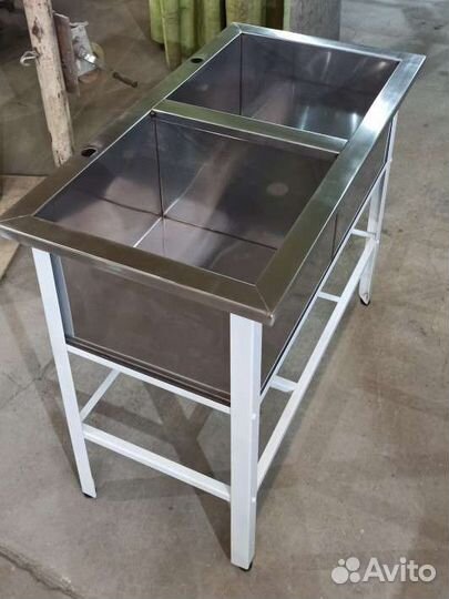 Мойка из нержавейки двойная мойка нержавейка