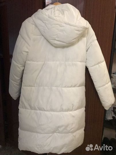 Пуховик белый