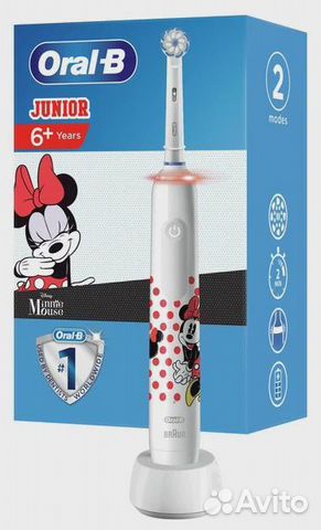 Зубная щетка Braun Oral-B Junior Minnie Mouse 6+