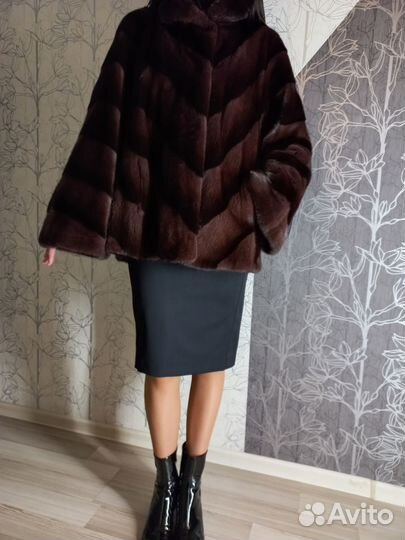 Шуба норковая поперечка 46 48 50
