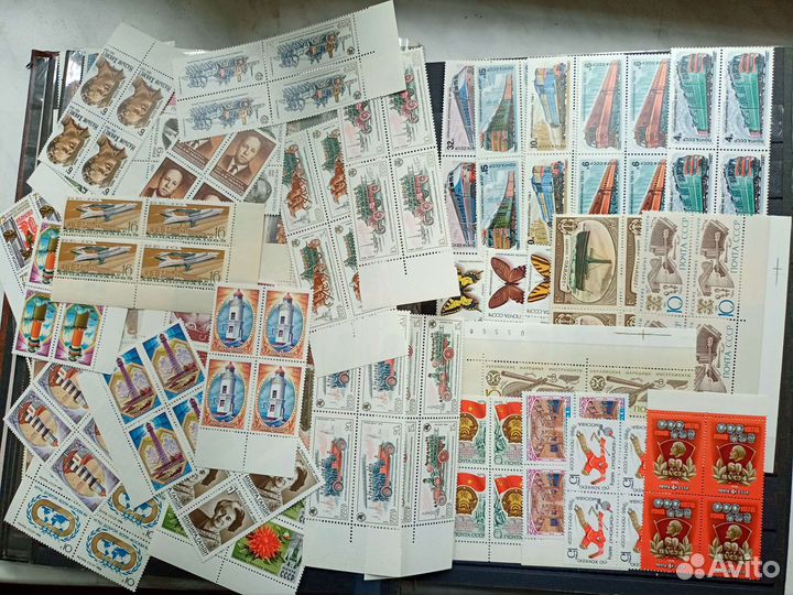 Квартблоки СССР с 1961 года 250 шт. Всё чистое