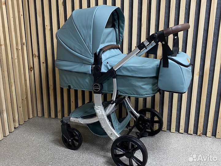 Коляска для детей 2в1 Farfello Эко кожа