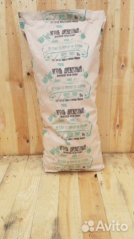 Березовый древесный уголь, мешок 10 кг