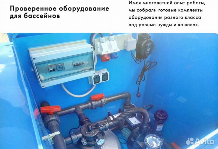 Бассейн 6x2 пластиковый
