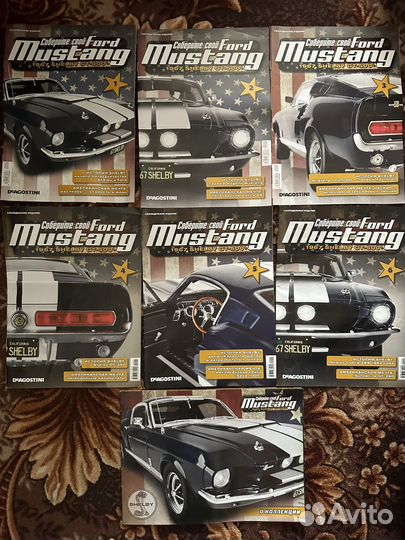 Коллекция журналов Mustang GT500 от Деагостини