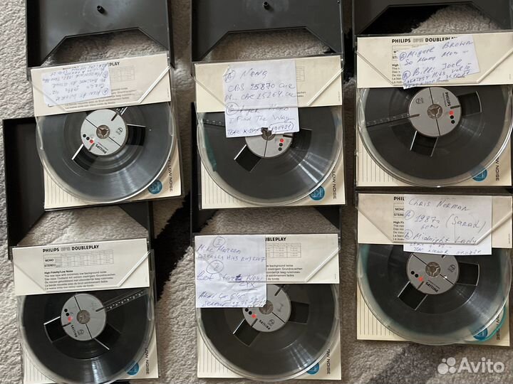 Катушки,бобины, магнитная лента philips