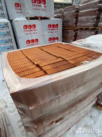 Кирпич одинарный полнотелый, кирпич двойной