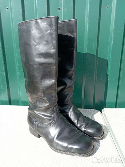 Сапоги хромовые,41размер, средней ширины,ркка