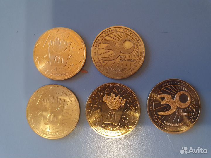 Коллекционная монета McDonalds 30 лет в России