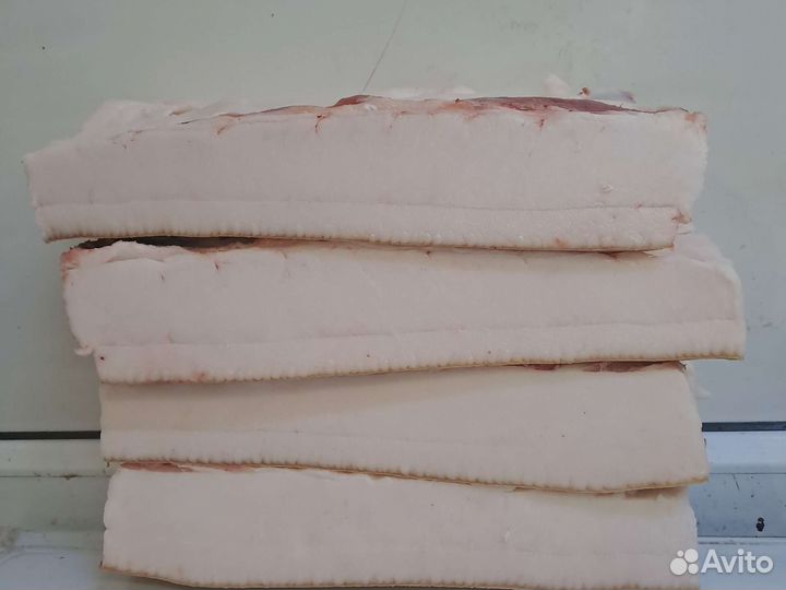 Сало свежее домашнее