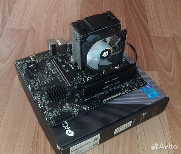 Комплект i5 12400f + материнская плата + 16gb DDR4