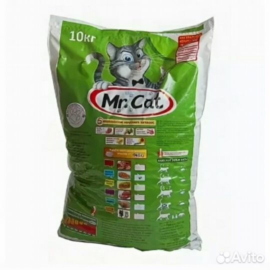 Сухой корм для кошек Mr. Cat 10кг