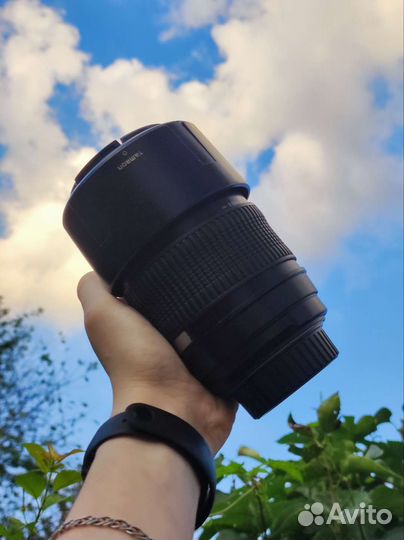 Объектив tamron для nikon + переходник для Canon