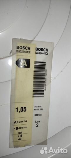 Стиральная машина bosch WAQ 24440