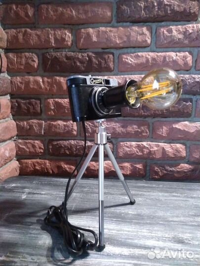 Лампа светильник ночник Loft