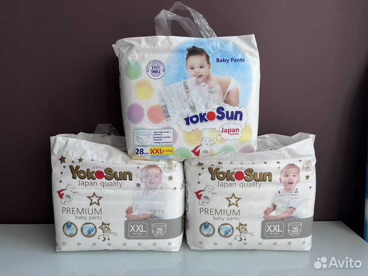 YokoSun Подгузники-Трусики размер XXL