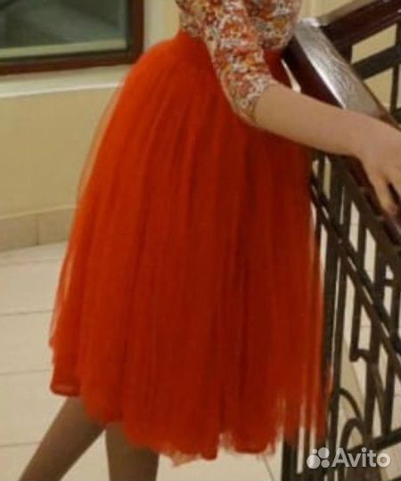 Юбка сатиновая