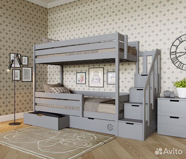 Двухъярусная детская кровать