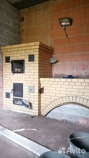 Печи камины из кирпича