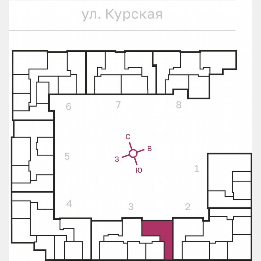 3-к. квартира, 82,8 м², 2/10 эт.