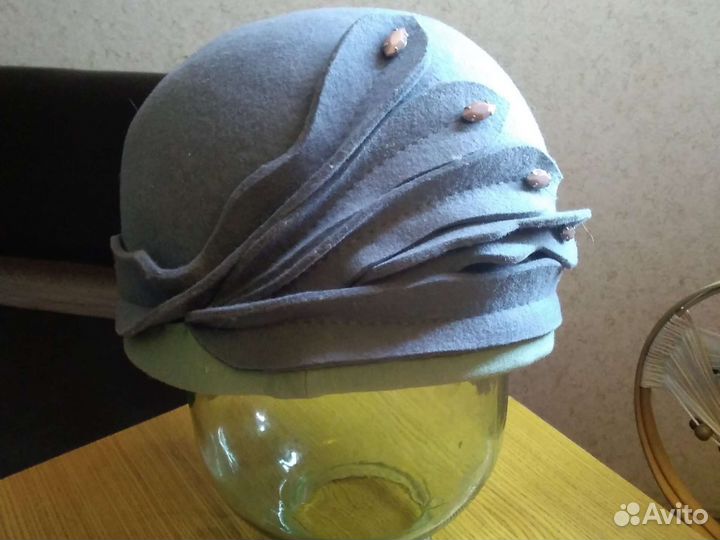 Шляпа женская из фетра
