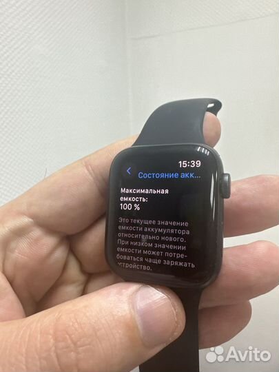 Apple watch SE 44mm cellular 100 акб