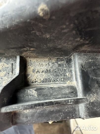 Решетка бампера левая Porsche Cayenne 2 958