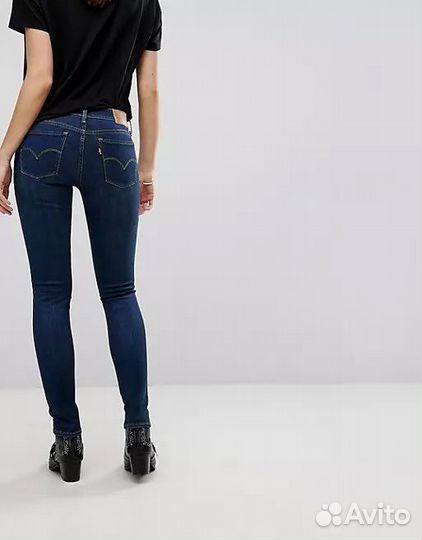 Джинсы levis 710 super skinny размер 27/4